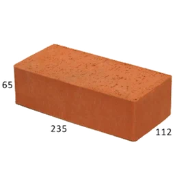 [1239] Brick Smooth Red Solid1